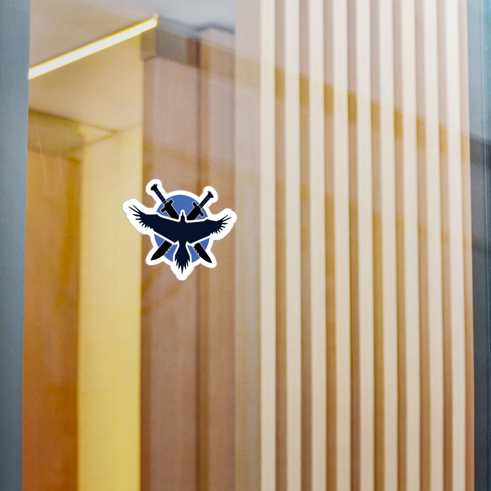 Blue Army Emblem Vinyl Decal