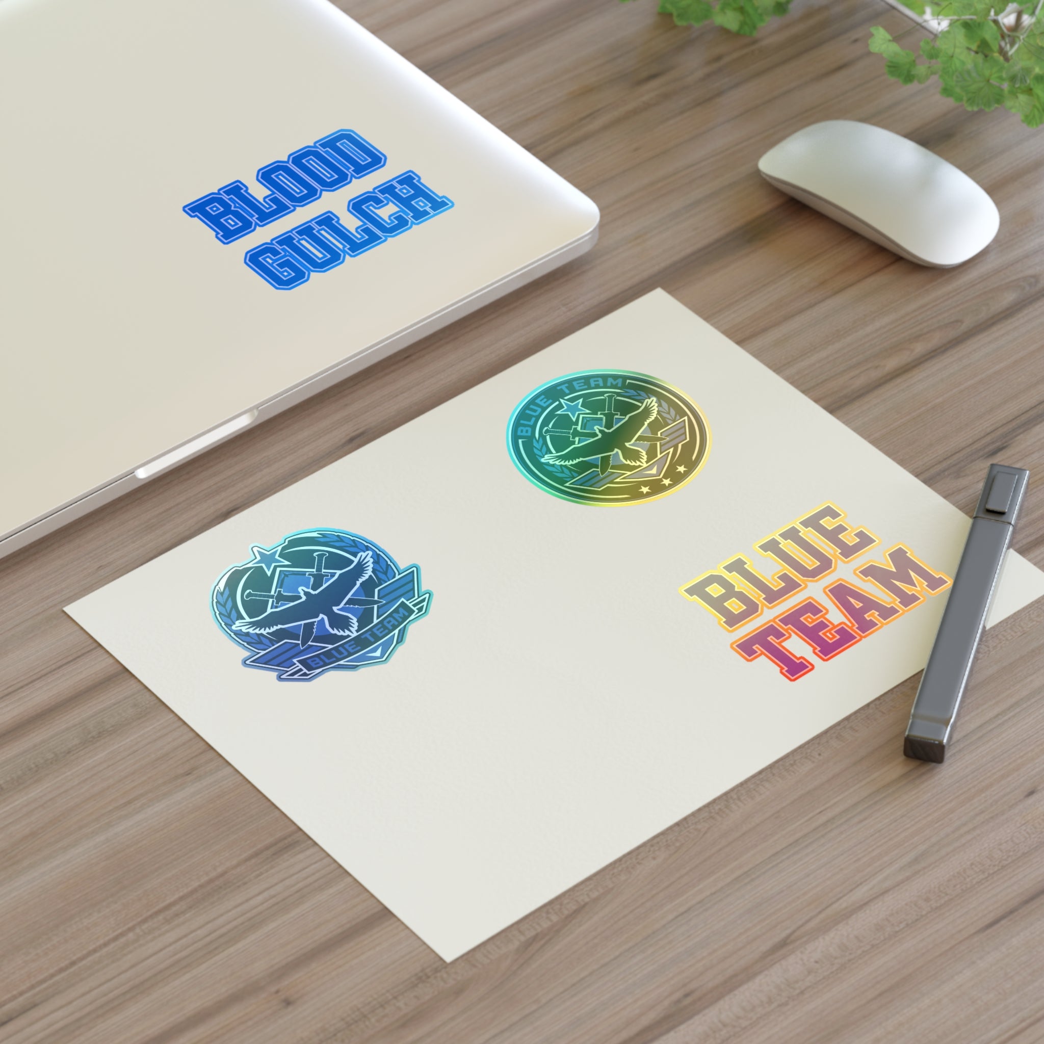 Blood Gulch Blue Team Sticker Sheet