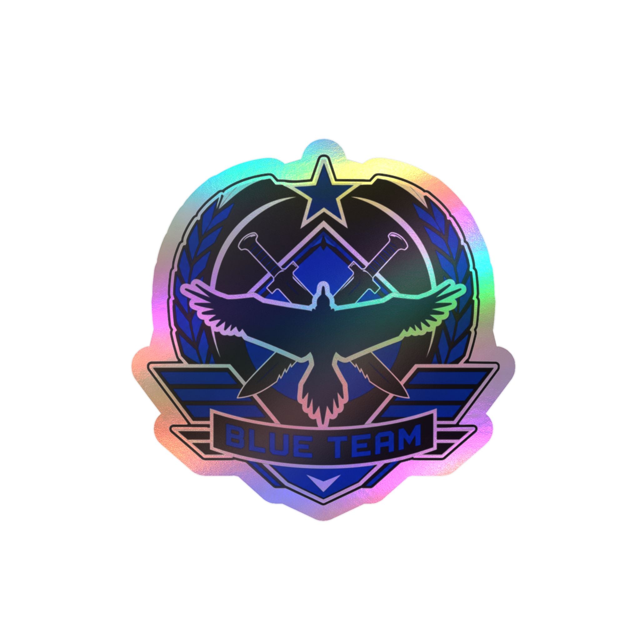 Blue Team Tactical Emblem Vinyl Sticker