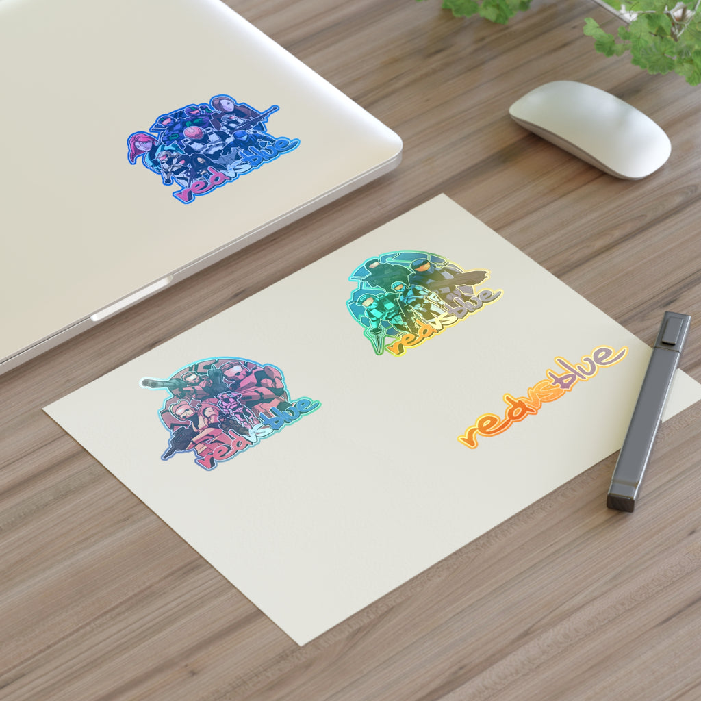 Red vs Blue Legacy Sticker Sheet