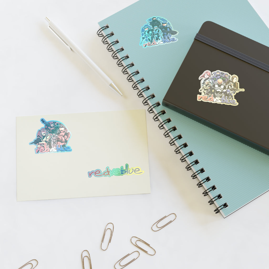 Red vs Blue Legacy Sticker Sheet