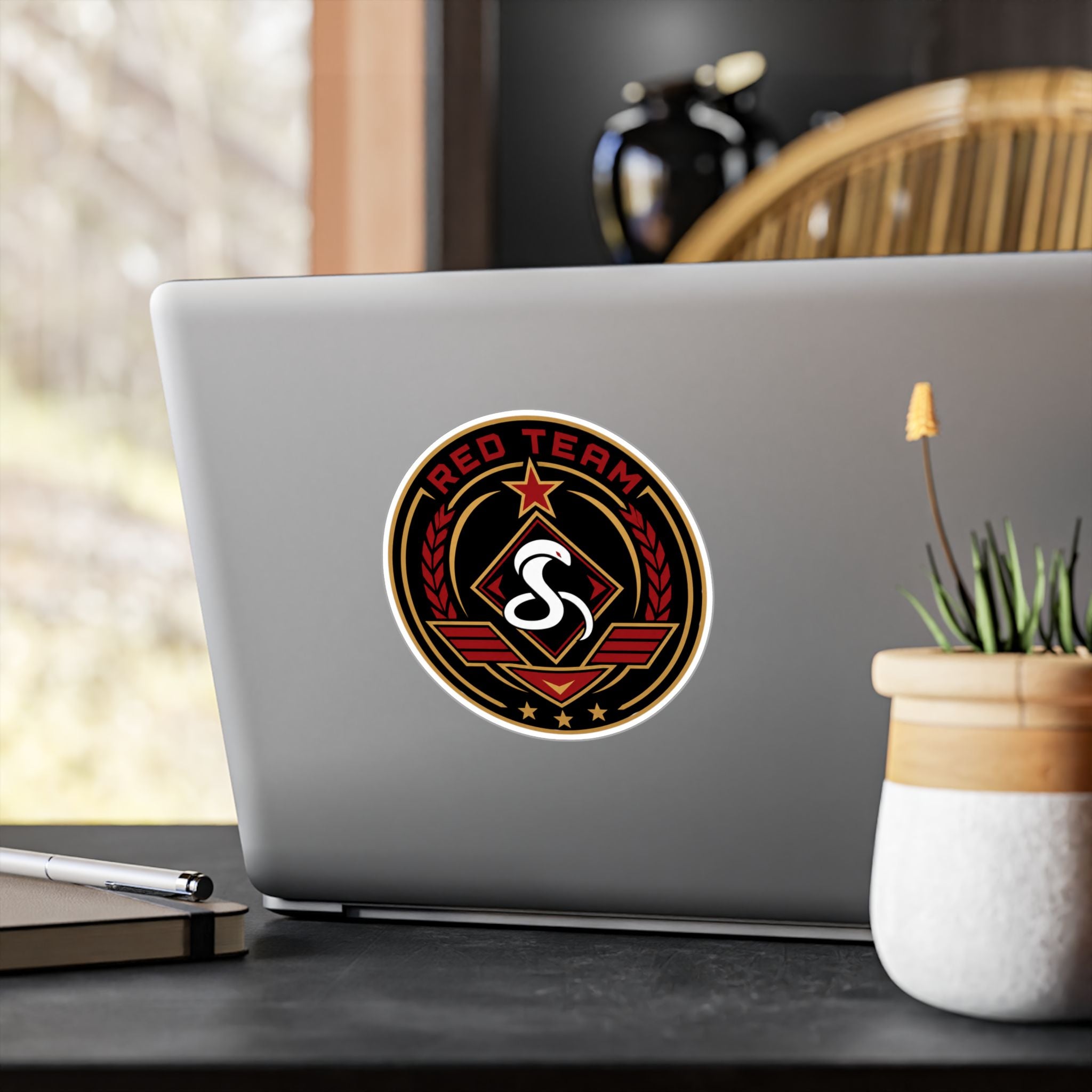 Red Team Badge Vinyl Sticker