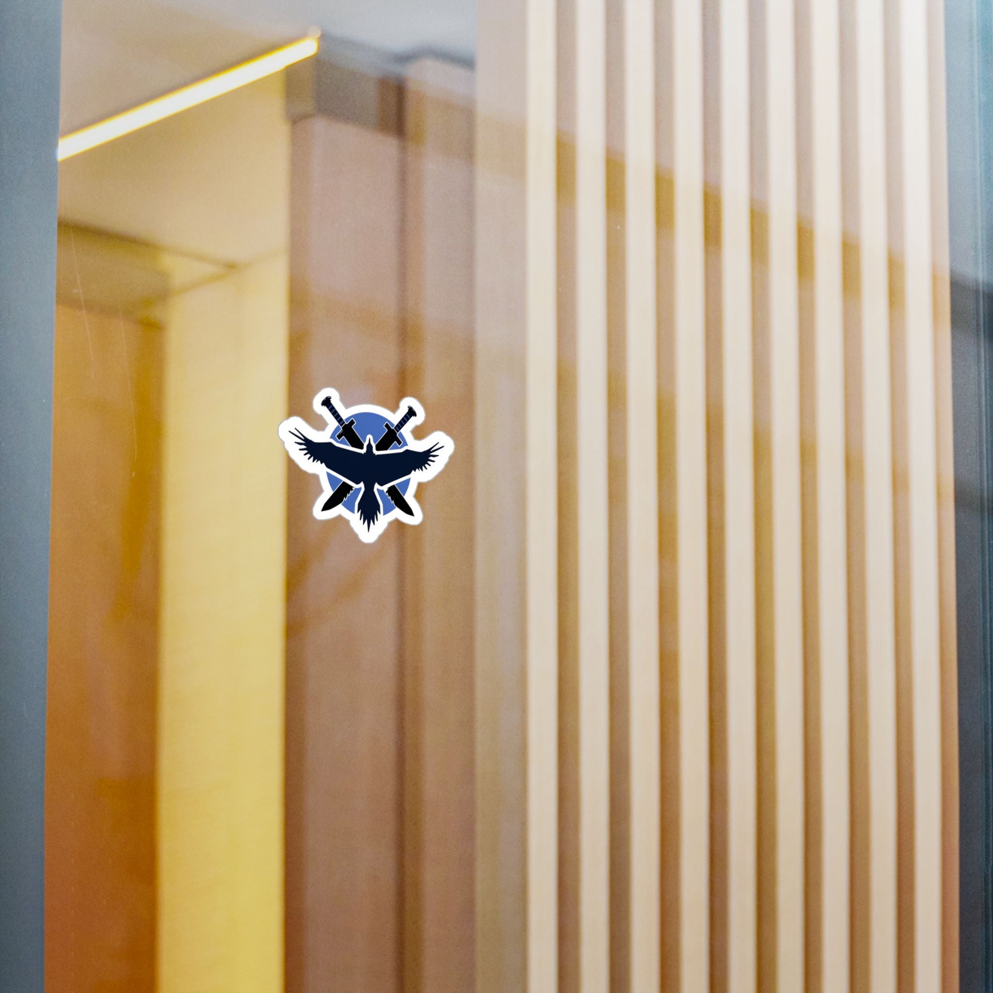 Blue Army Emblem Vinyl Decal