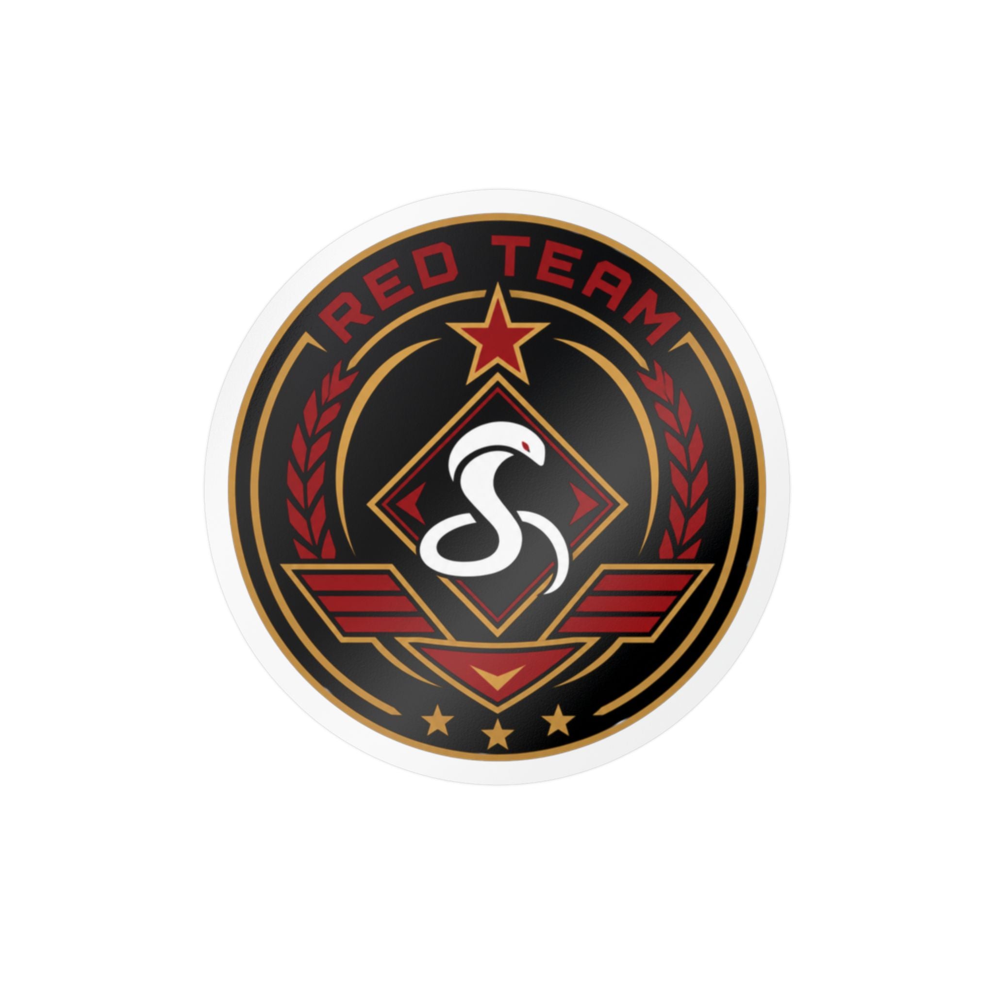 Red Team Badge Vinyl Sticker