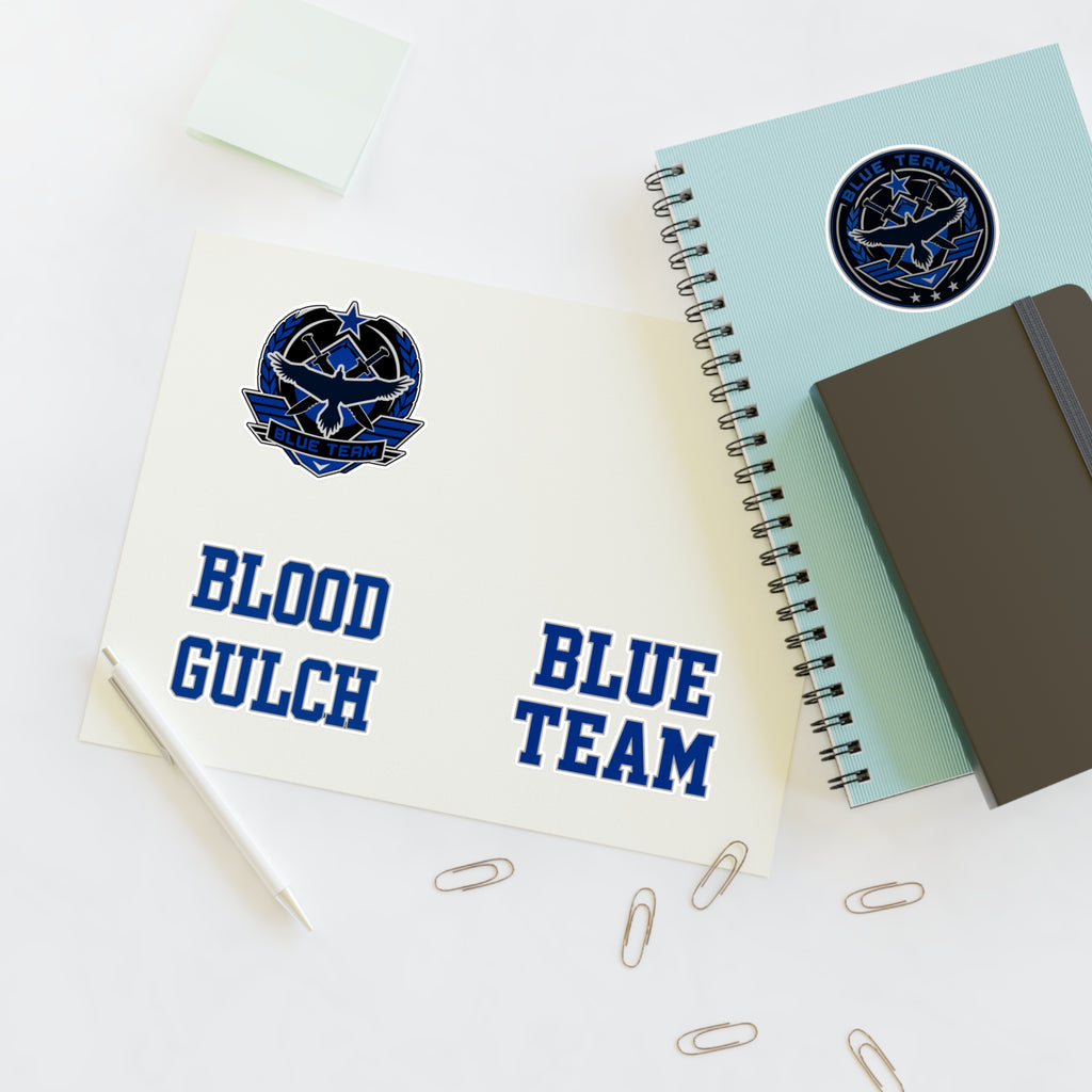 Blood Gulch Blue Team Sticker Sheet