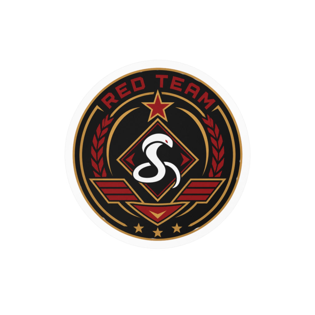 Red Team Badge Vinyl Sticker