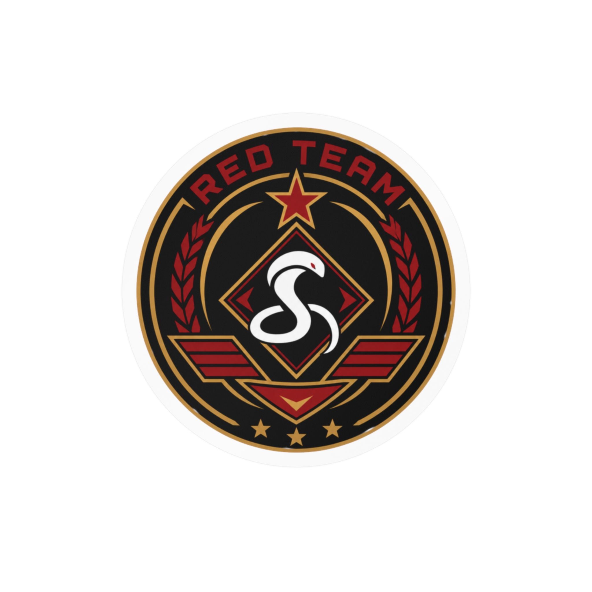 Red Team Badge Vinyl Sticker