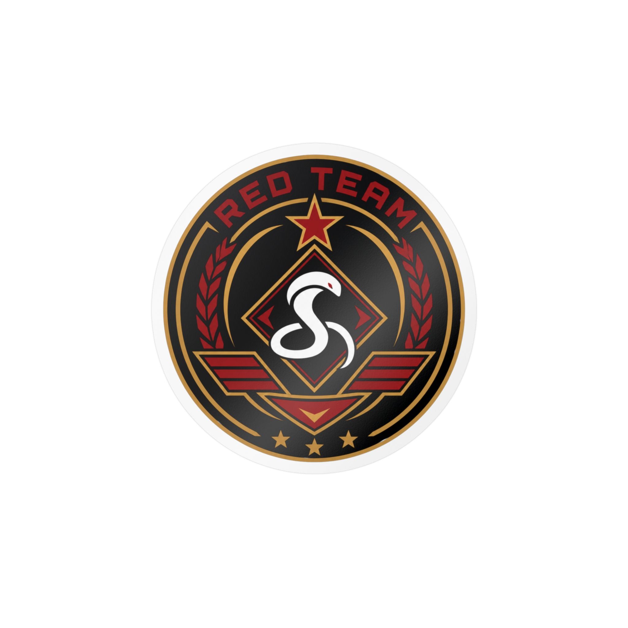 Red Team Badge Vinyl Sticker