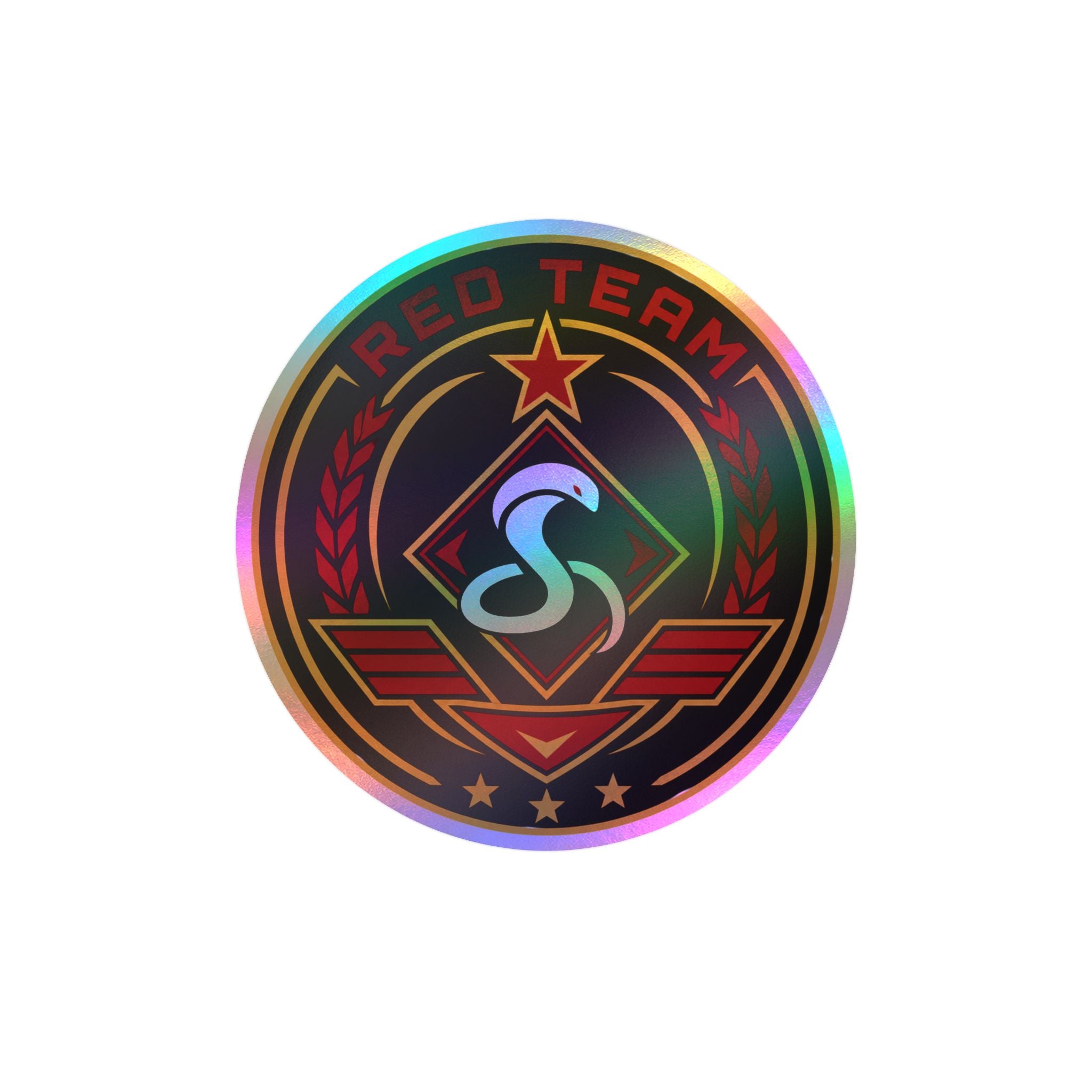 Red Team Badge Vinyl Sticker