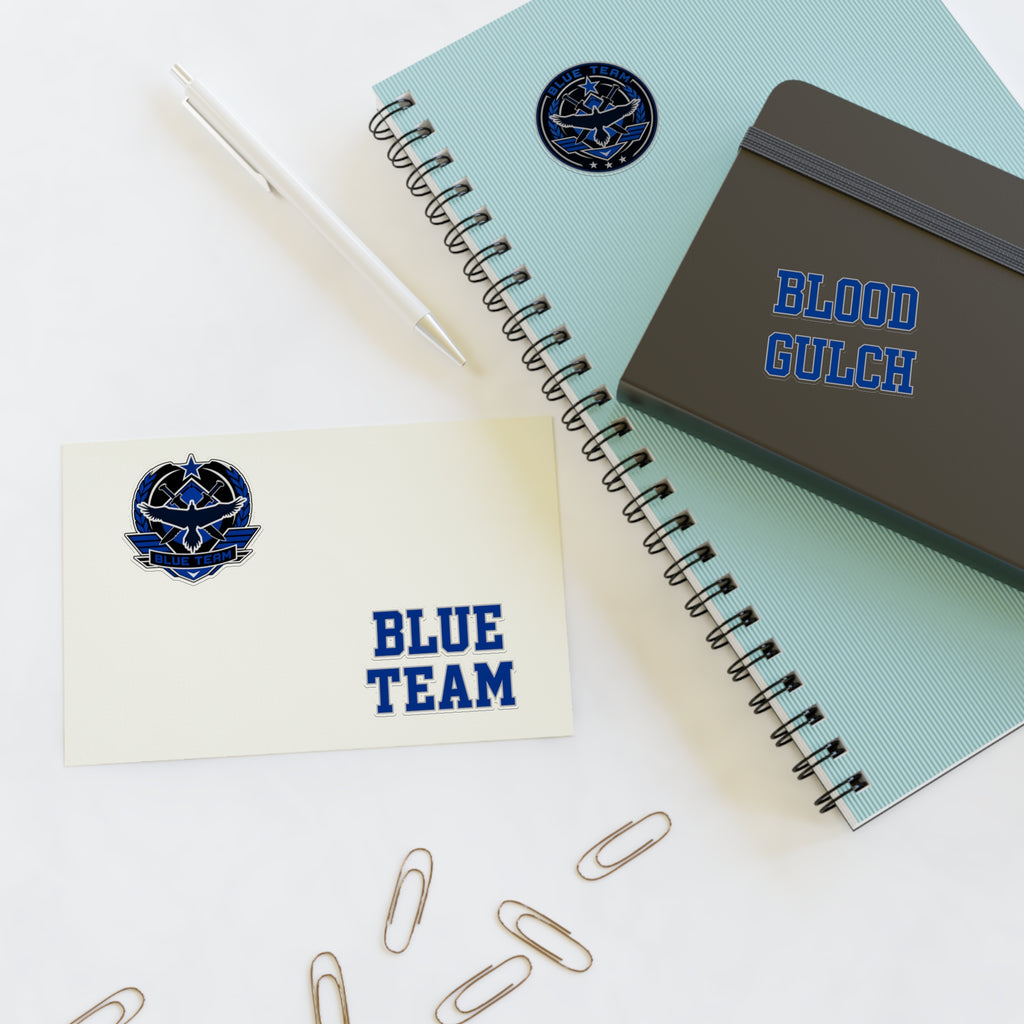 Blood Gulch Blue Team Sticker Sheet