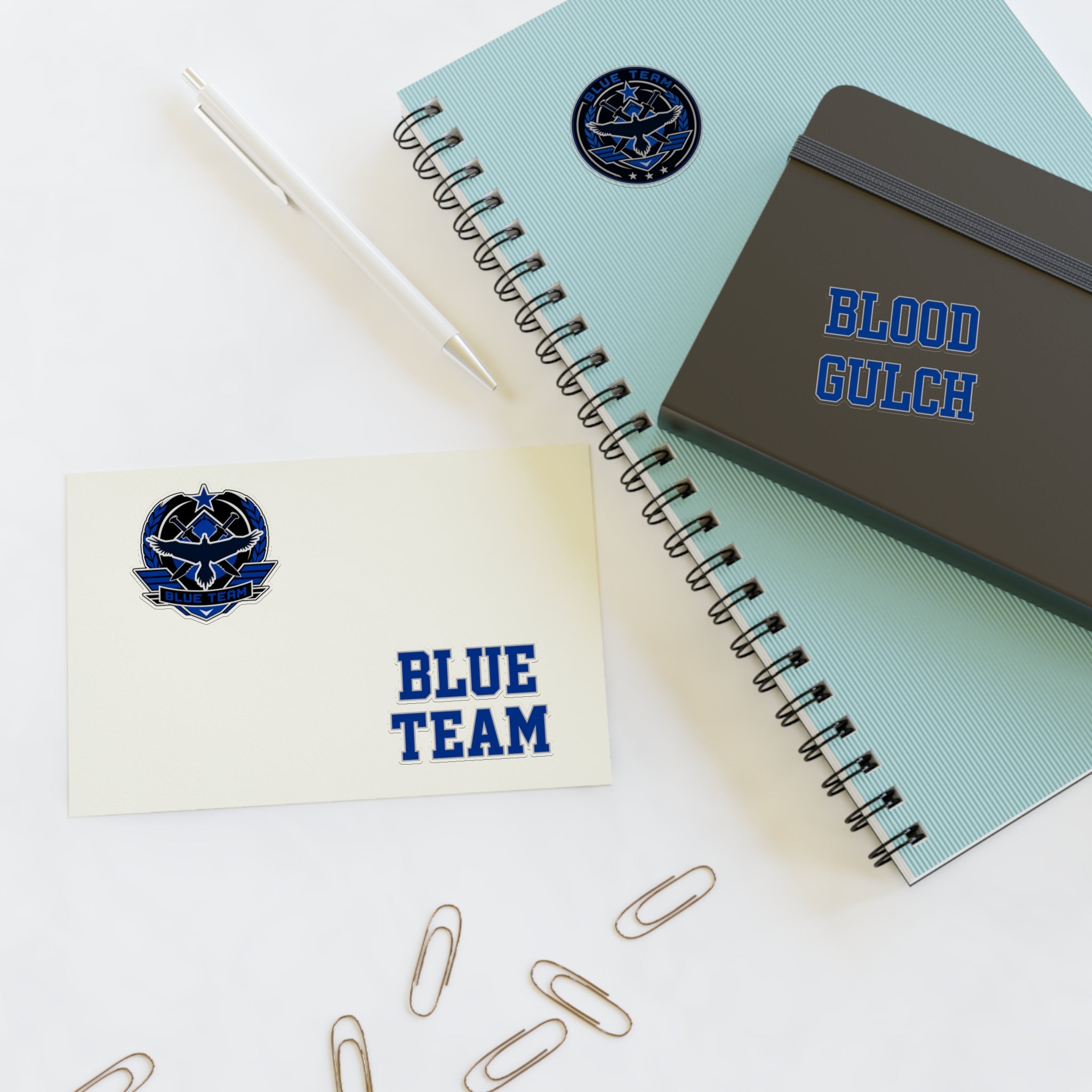 Blood Gulch Blue Team Sticker Sheet