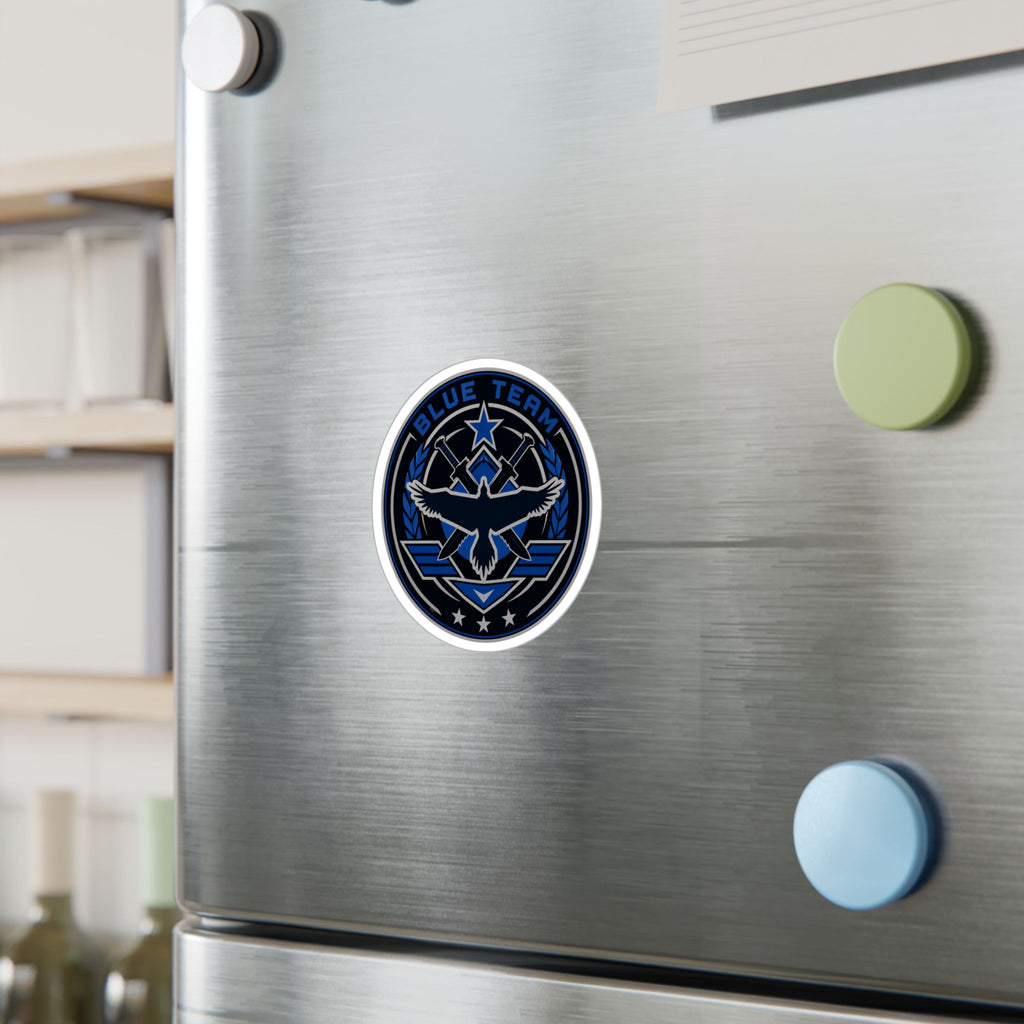 Blue Team Emblem Badge Vinyl Sticker
