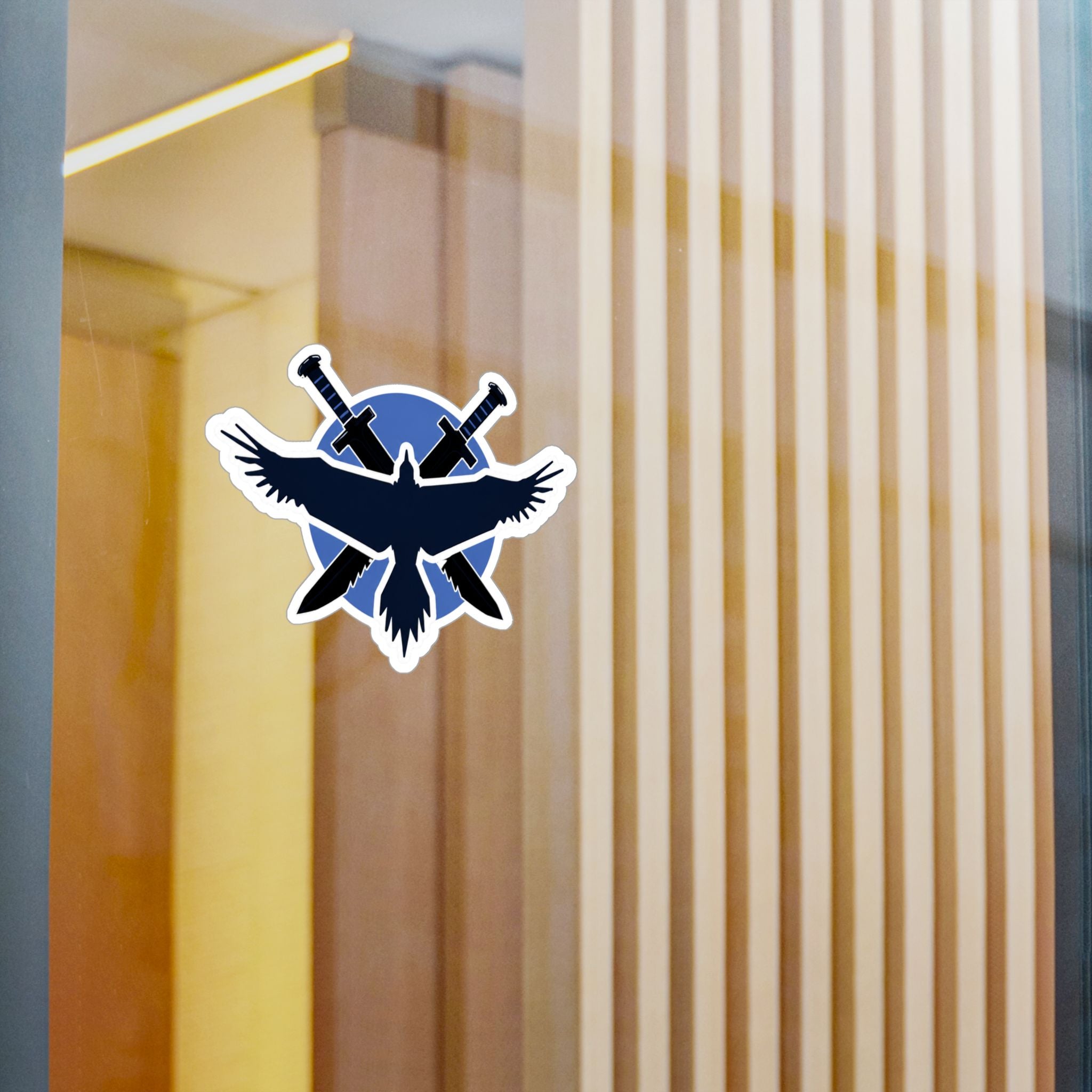Blue Army Emblem Vinyl Decal