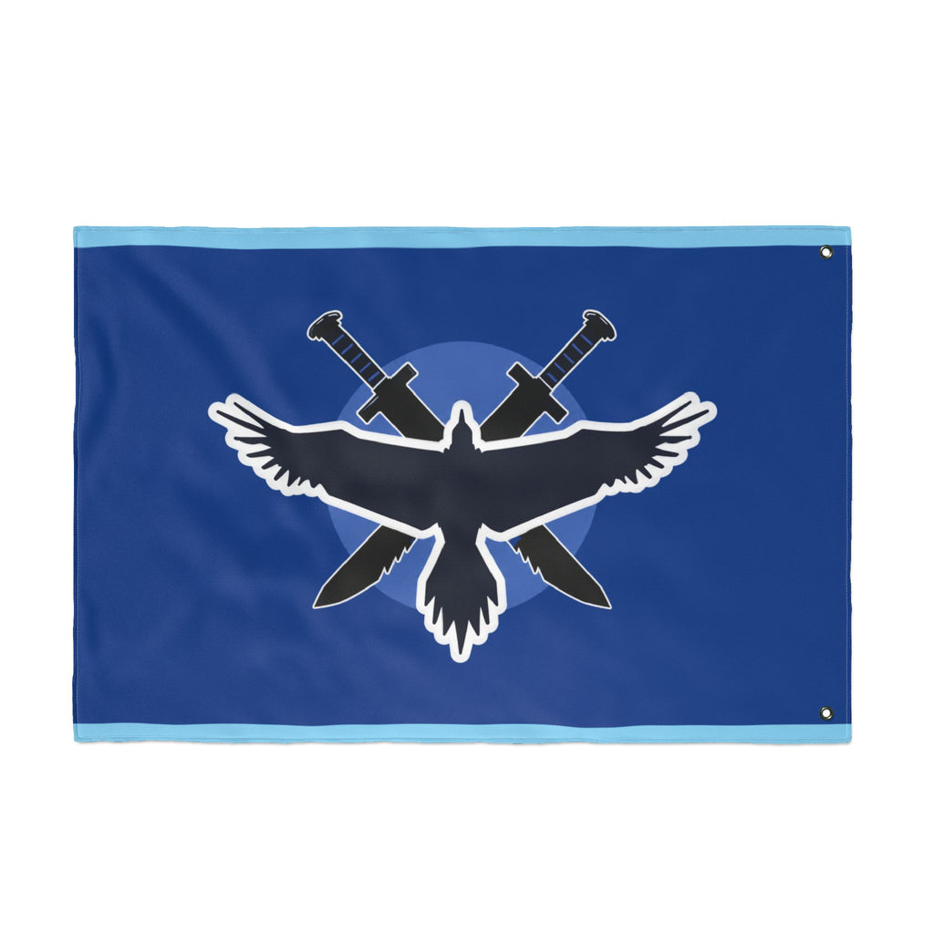 Blue Army Double-Sided Flag