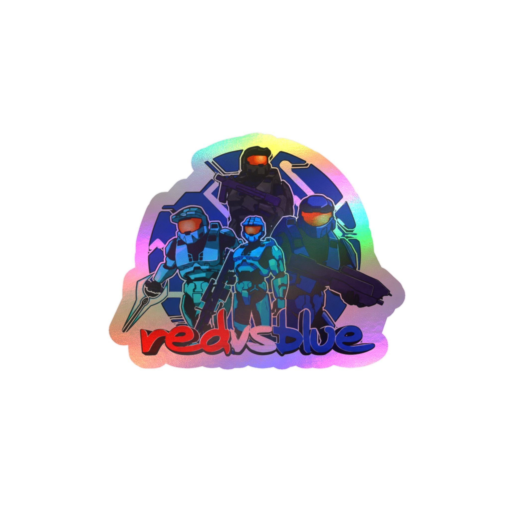 Red vs Blue Blue Team  Vinyl Sticker